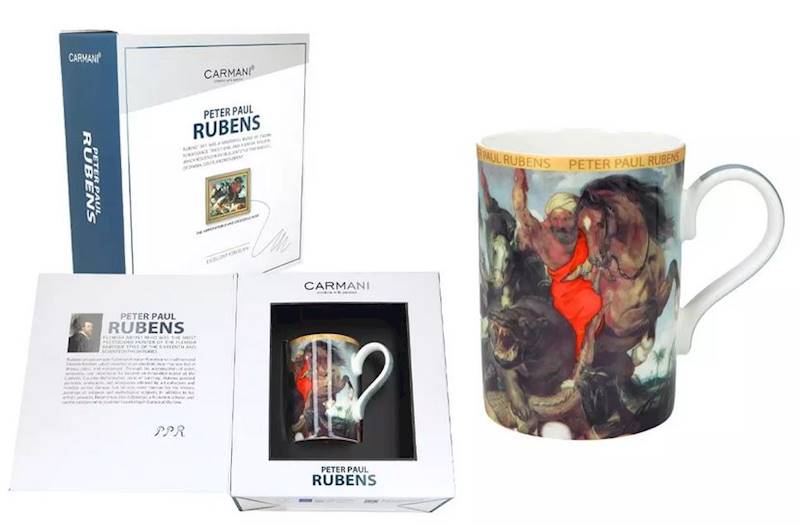 Kubek polowanie Rubens