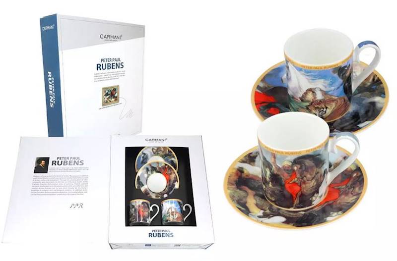 Zestaw dwie filiżanki espresso Rubens