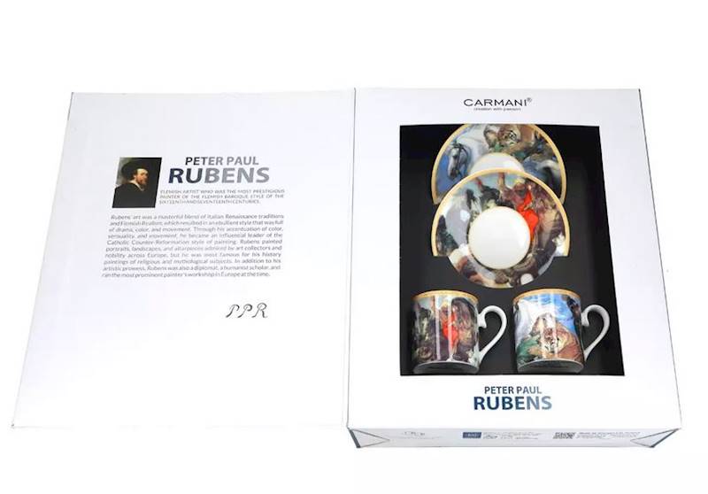 Zestaw dwie filiżanki espresso Rubens