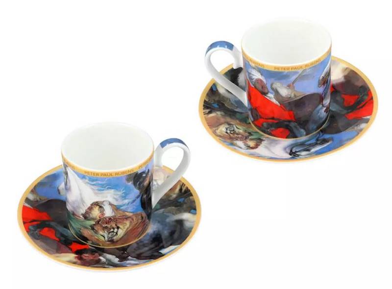 Zestaw dwie filiżanki espresso Rubens