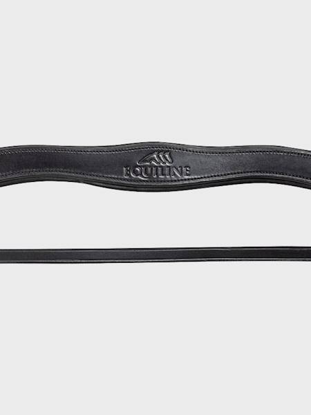Nagłówek ogłowia 2 czarny Classic Equiline