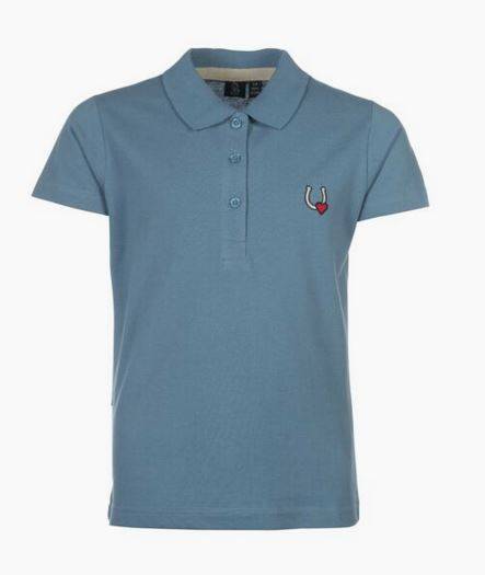 T-shirt Polo 146/152 niebieski Claire HKM S25