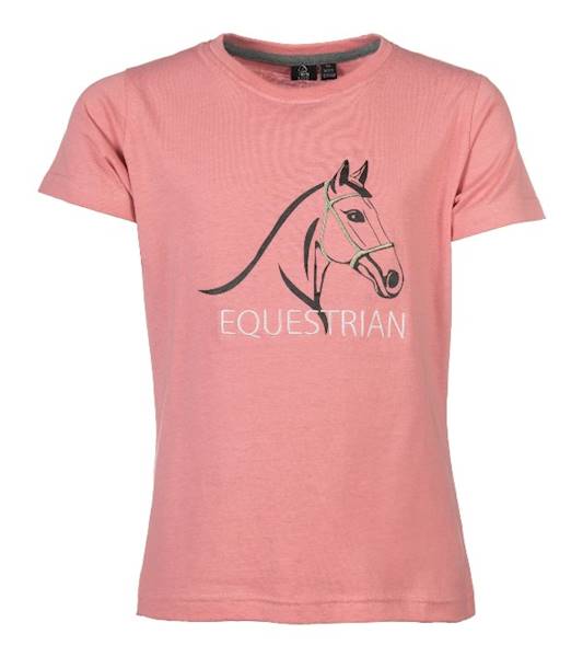 T-shirt 122/128 różowy Grace HKM