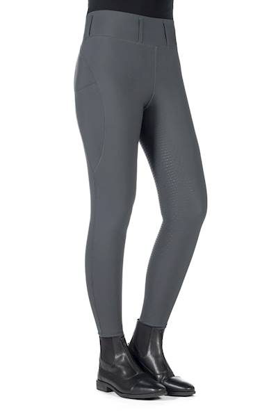 Bryczesy 32 p/l szare silikon Jil Highwaist