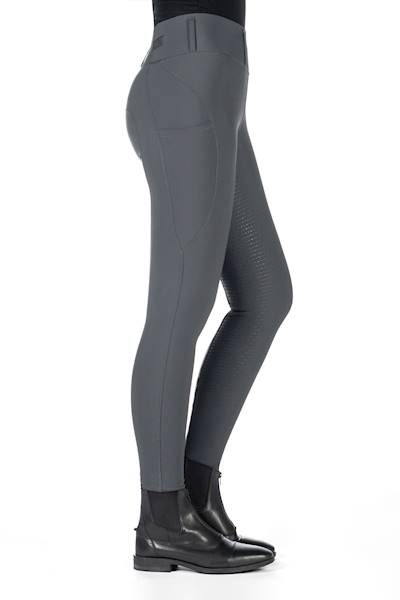 Bryczesy 32 p/l szare silikon Jil Highwaist