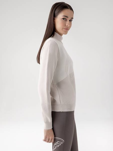 Sweter M beż Eplic Equiline AW25