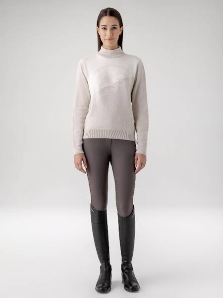 Sweter XS beż Eplic Equiline AW25
