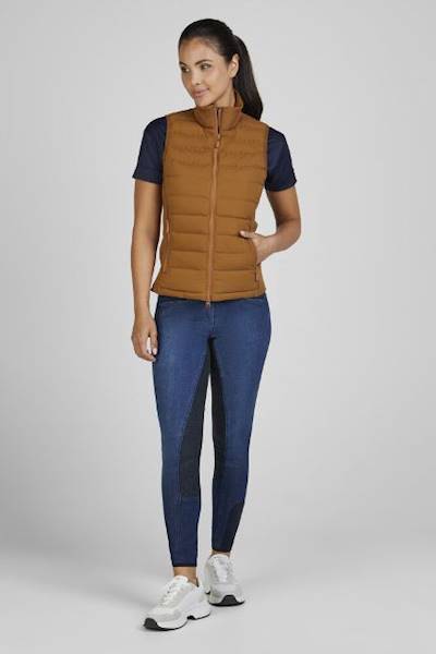 Bezrękawnik XS karmel Vest Pikeur S25