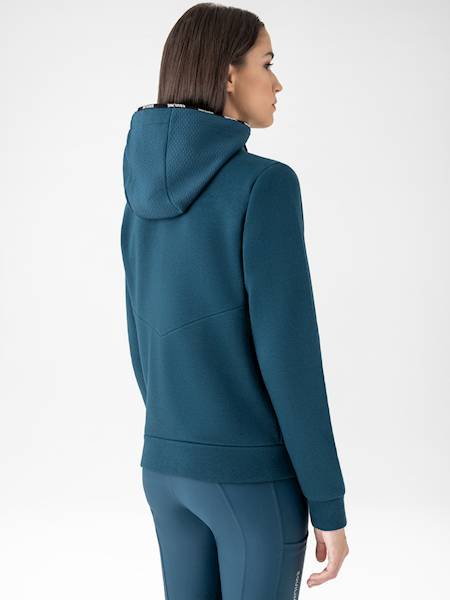 Bluza S petrol Eolis Full Zip Equiline W25