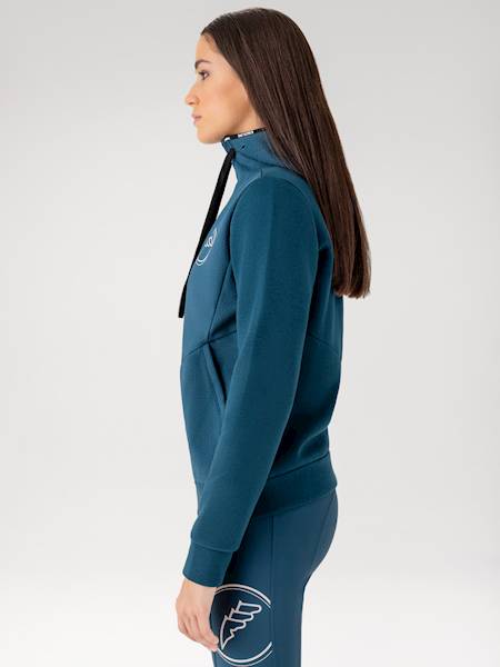Bluza S petrol Eolis Full Zip Equiline W25