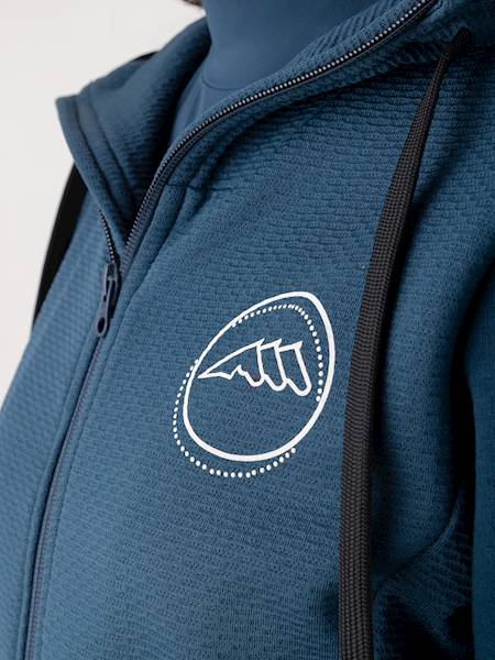 Bluza S petrol Eolis Full Zip Equiline W25