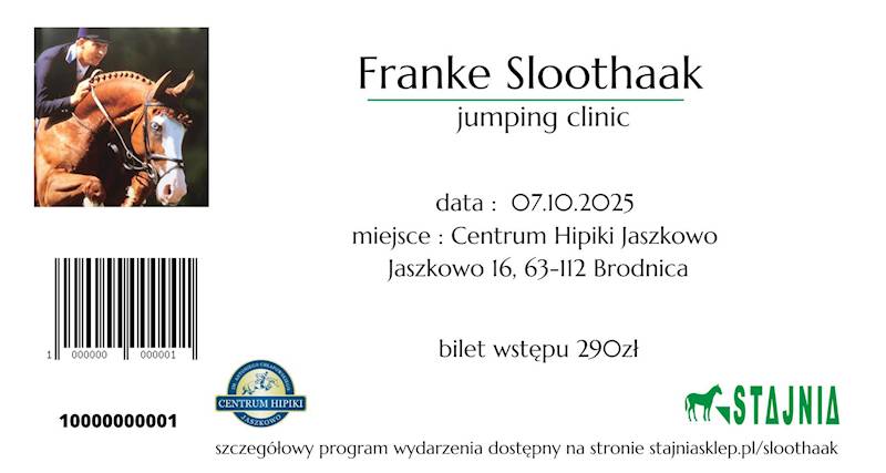 Bilet na klinikę z Franke Sloothaakiem