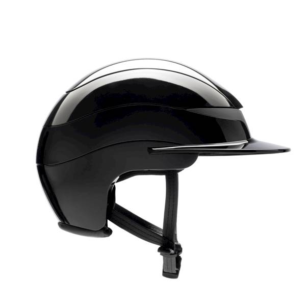 Kask Equiline 58 czarny shine logo Xanto standard