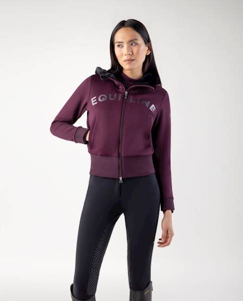 Bluza S amarant Gur Full Zip Equiline W25