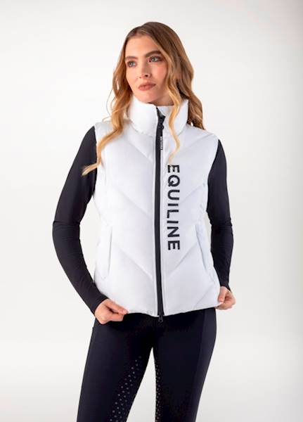 Bezrękawnik S biały Cilet Equiline W25