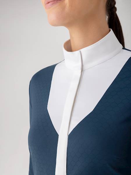 Koszula 34 D/R petrol Estock Equiline W25