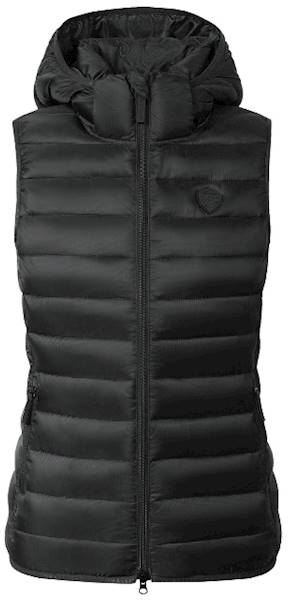 Bezrękawnik XS pikowany czarny Covalliero W25
