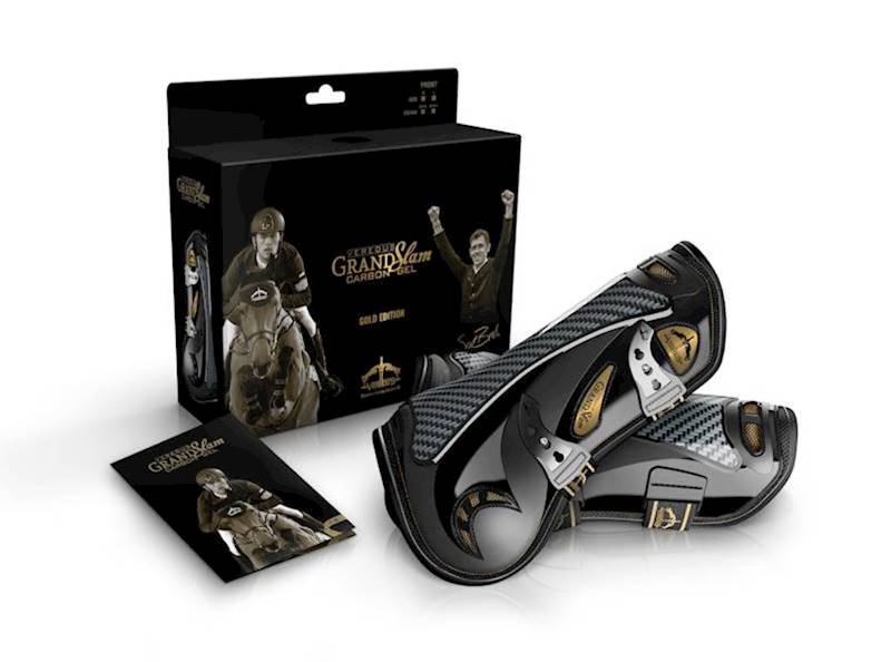 Ochran.Ver. przód M czarne/złoty Grand Slam