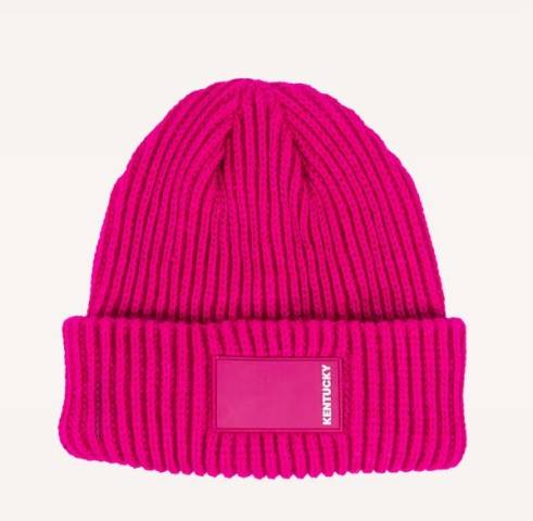 Czapka z. pink Beanie Rubber Kentucky