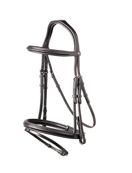 Ogłowie 2 czarne Calgary anatomiczne Trust