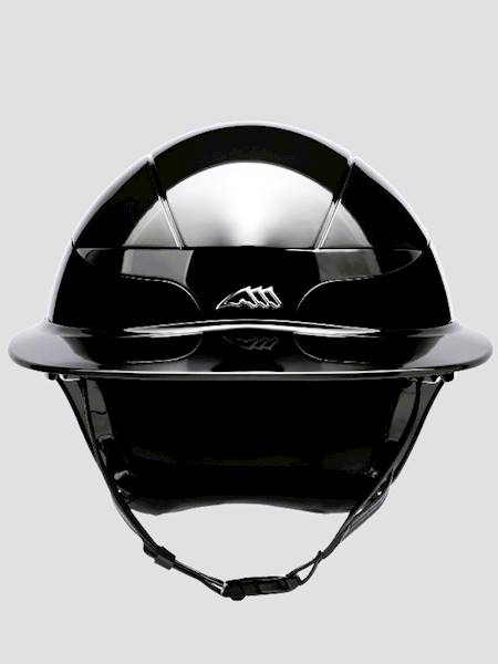 Kask Equiline 58 czarny shine logo Xanto sun