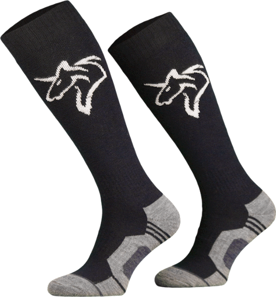 Skarpety 31/34 granat jednorożec wełniane