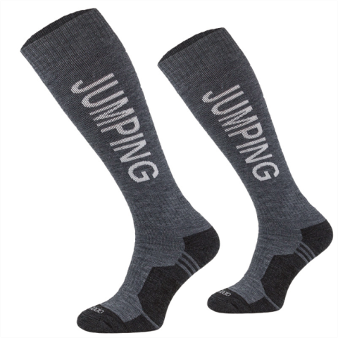 Skarpety 39/42 szare jumping wełniane Mondo