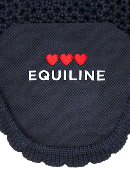 Nauszniki 3 granat Cupido Equiline V26