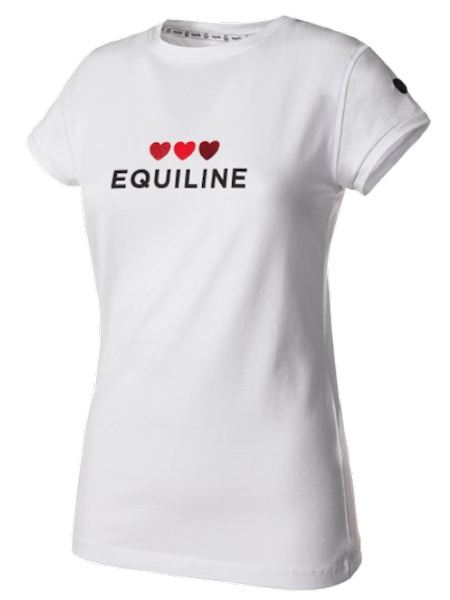 T-shirt damski Valentina Equiline biały