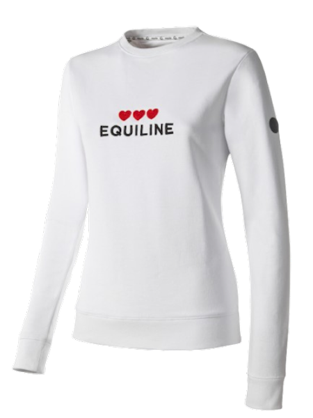 Bluza M biała Love Equiline V26