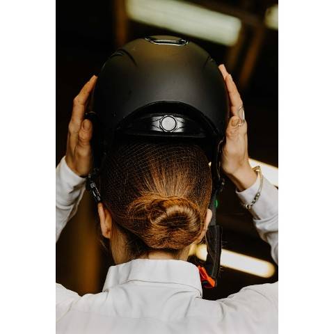 Siatka na włosy czarna Mesh