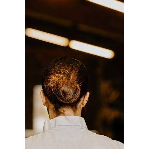 Siatka na włosy brązowa Mesh