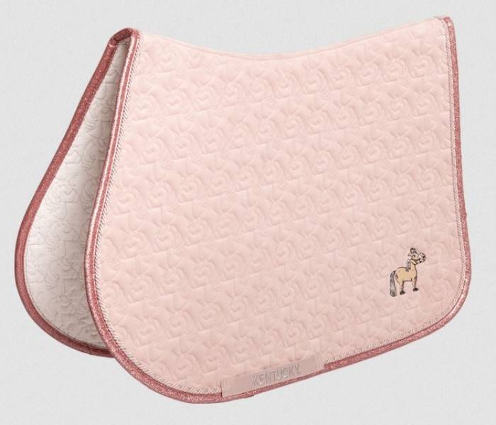 Czaprak Unicorn Head Glitter Kentucky różowy