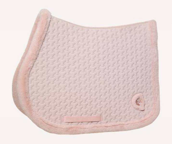 Czaprak Fake Fur Plaited Quilt Kentucky różowy