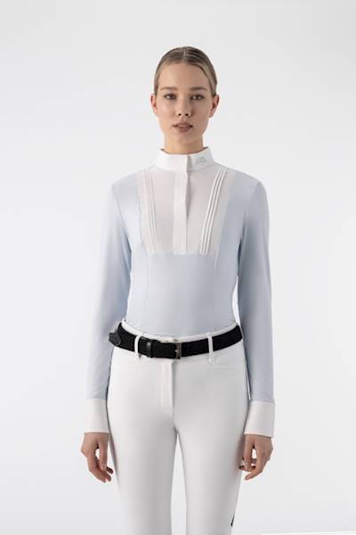 Koszula damska Editha Equiline błękitna