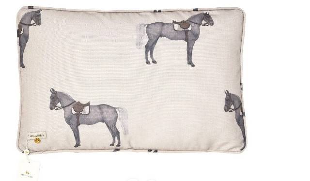 Poduszka dekoracyjna Petit Horse biała 60x40