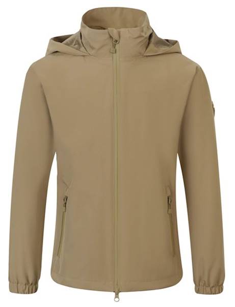 Kurtka przeciwdeszczowa 128/134 brąz Covalliero