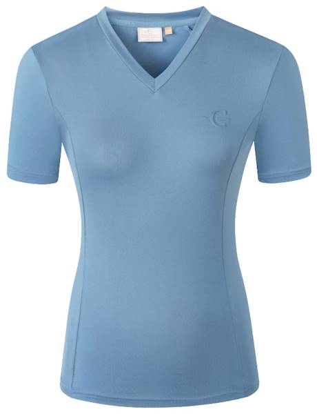 T-shirt L niebieski Covalliero SS26