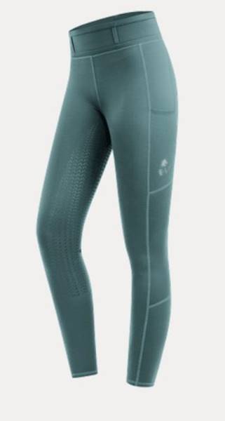 Bryczesy 36 p/l zielone Ella legginsy S26