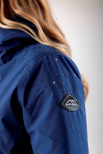 Kurtka przeciwdeszczowa M niebieska Cater Equiline