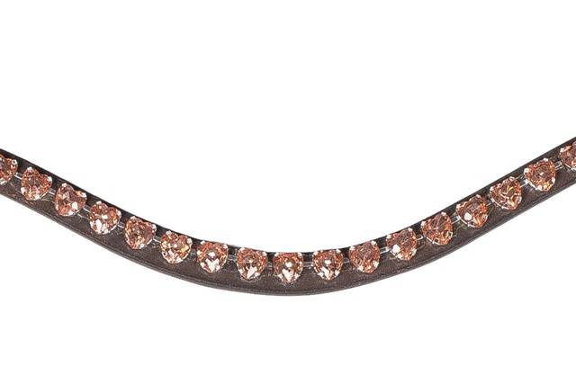 Naczółek 2 brąz/taupe fala Amour HKM