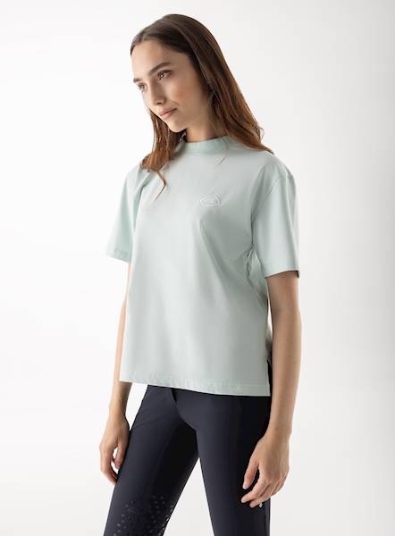 T-shirt XS zielony Crogo Equiline S26