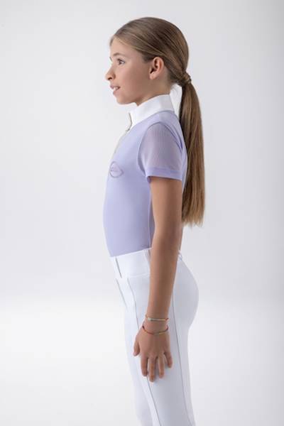 Koszula 158/170 liliowa Gili Equiline S26