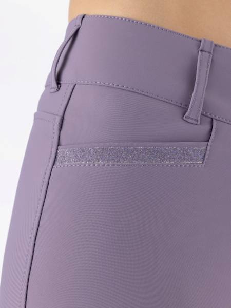 Bryczesy 40 1/2 fioletowe Crystalek Equiline S26