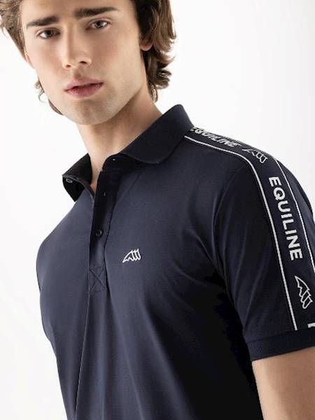 T-shirt polo M.XL granatowy Cravet Equiline S26