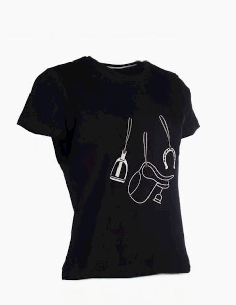 T-shirt M czarny Elements HKM