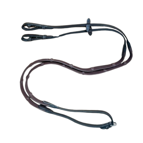 Wodze Biothane brązowe kołeczki Jump in