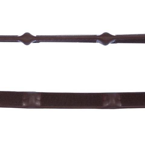 Wodze Biothane brązowe kołeczki Jump in