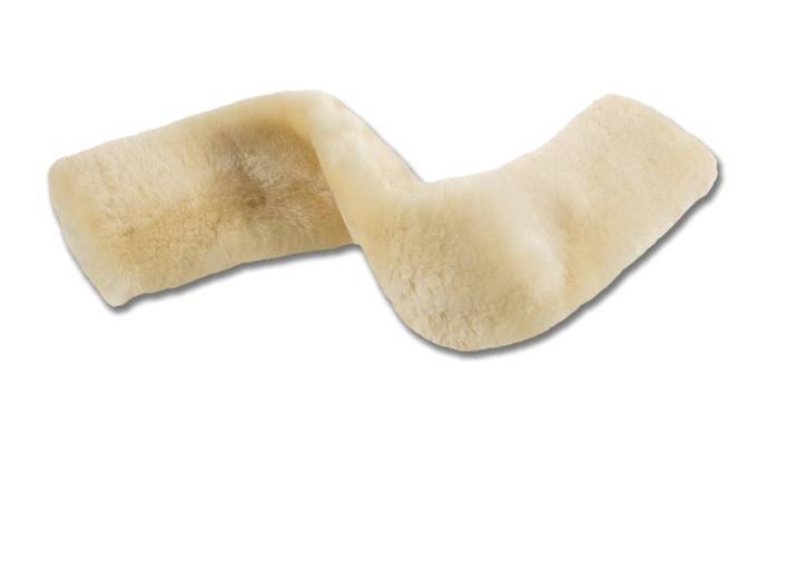 Ochraniacz na popręg futro natura 80 cm