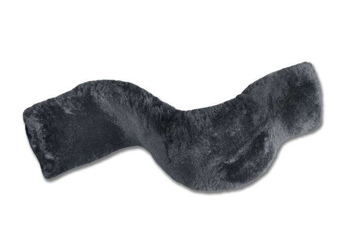 Ochraniacz na popręg futro czarne 80 cm